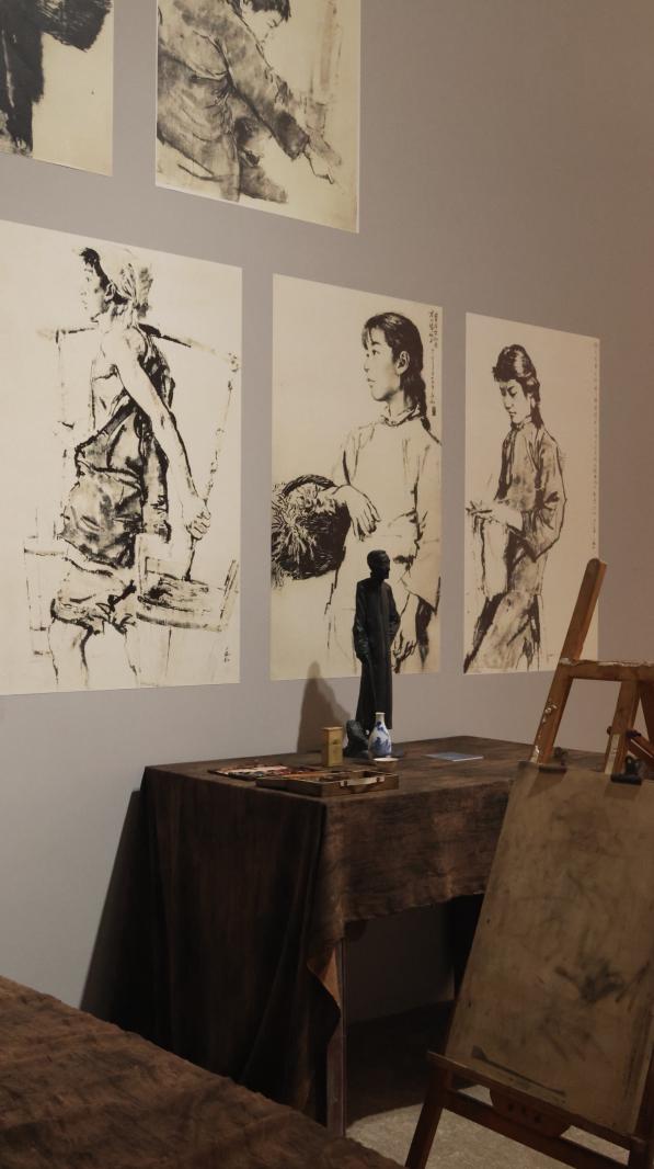 蒋兆和画展