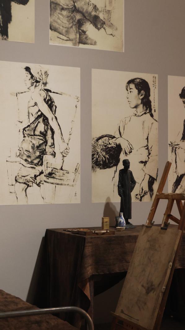 蒋兆和画展