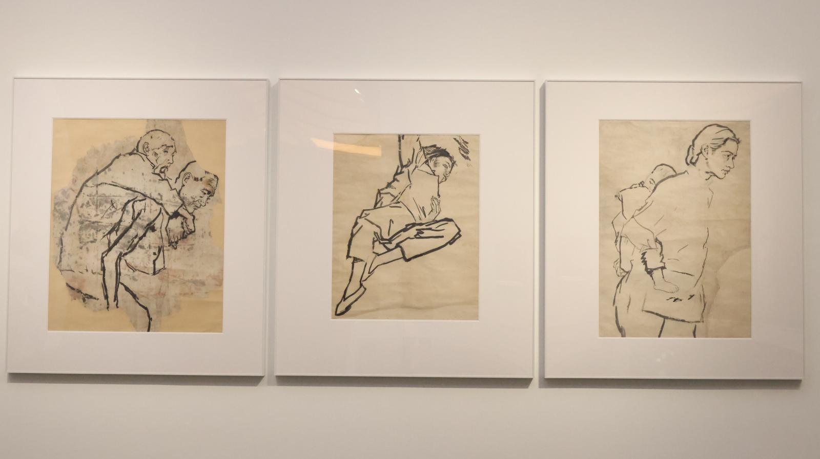 蒋兆和画展