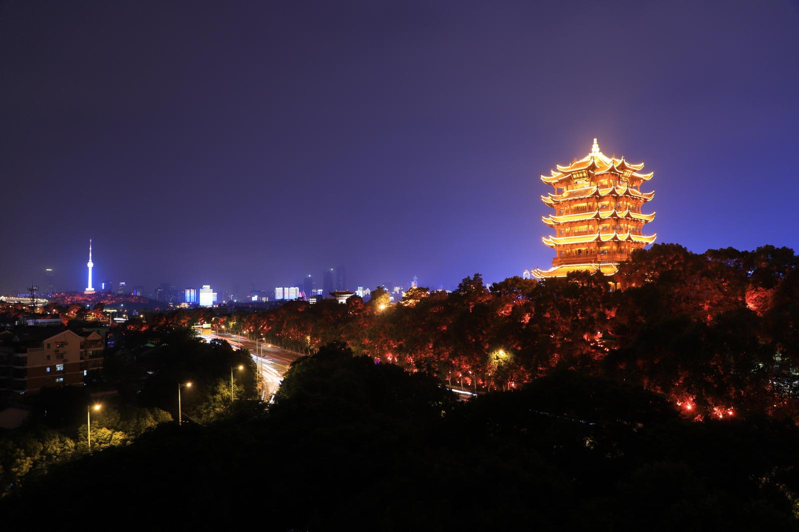 武汉-黄鹤楼-夜
