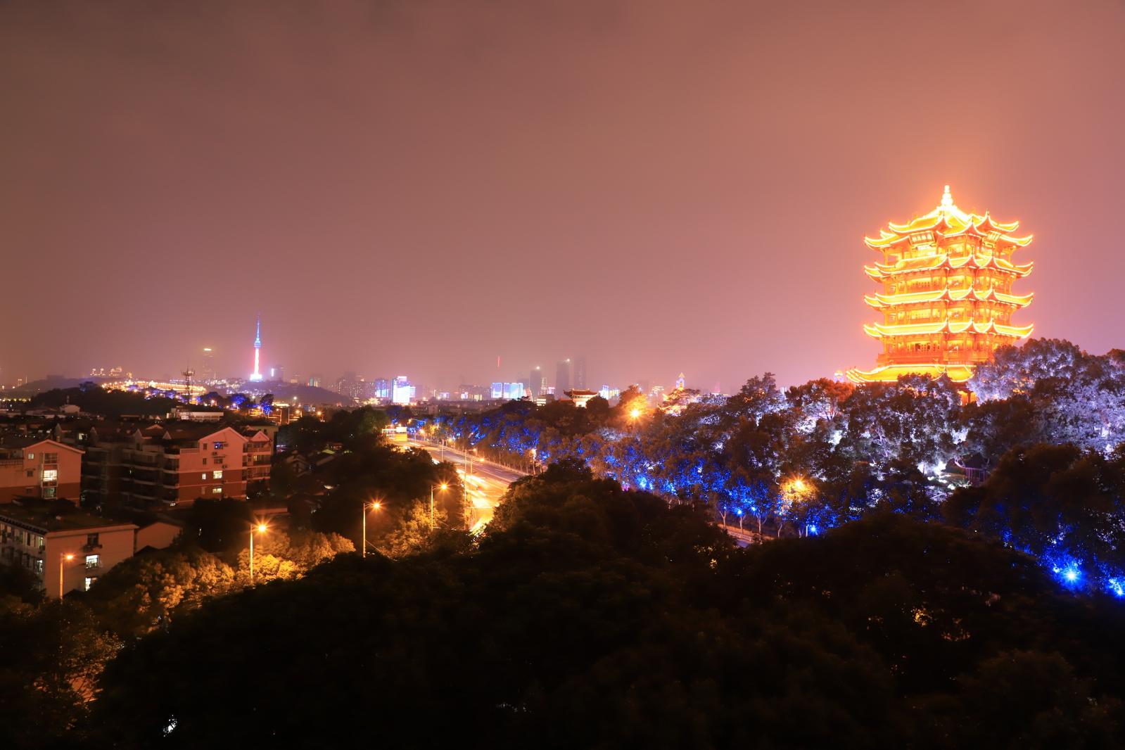 武汉-黄鹤楼-夜
