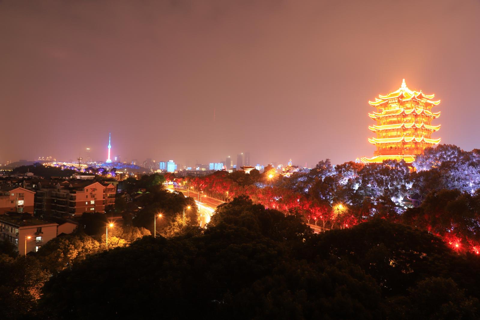 武汉-黄鹤楼-夜