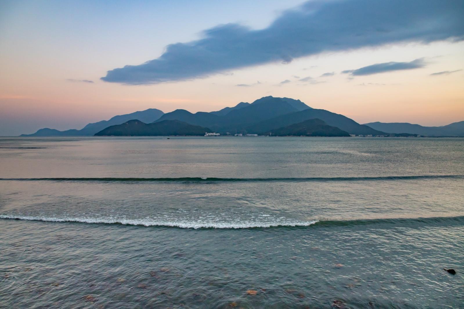 核电站沙滩