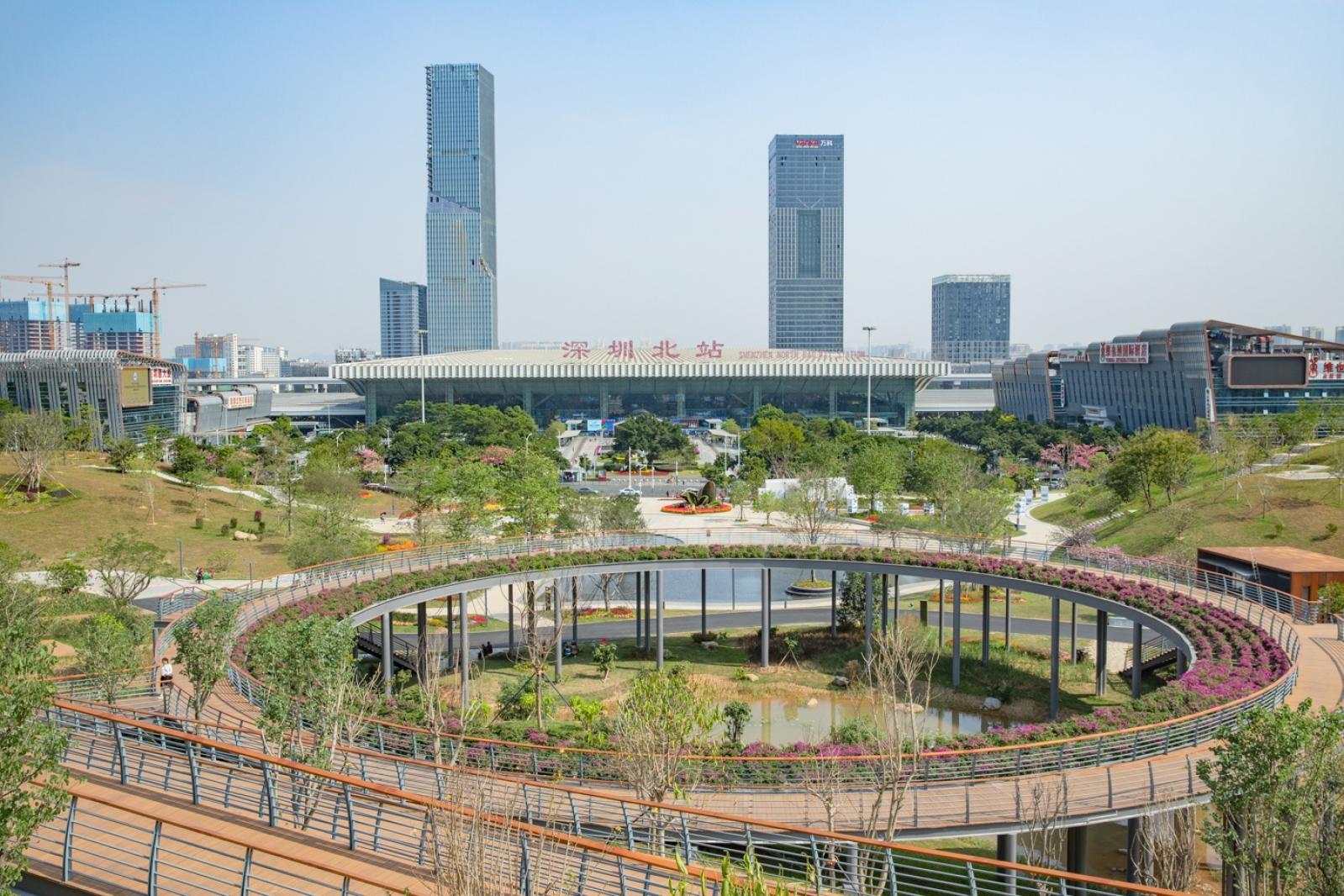 深圳北站中心公园
