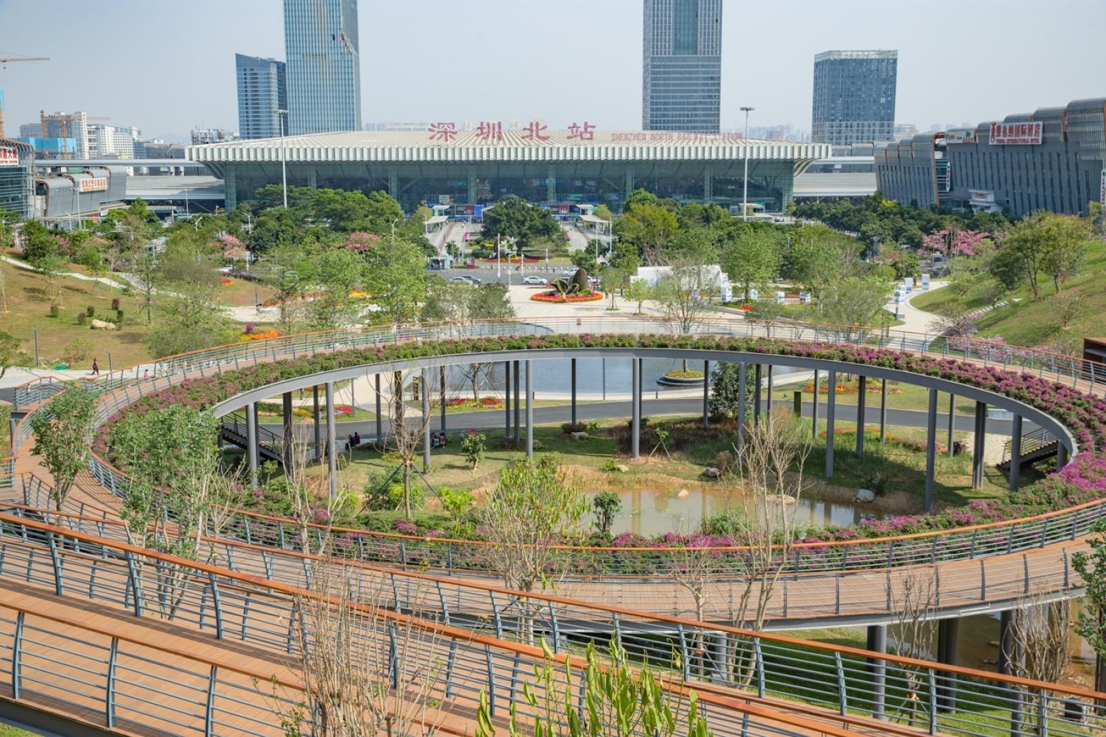 深圳北站中心公园