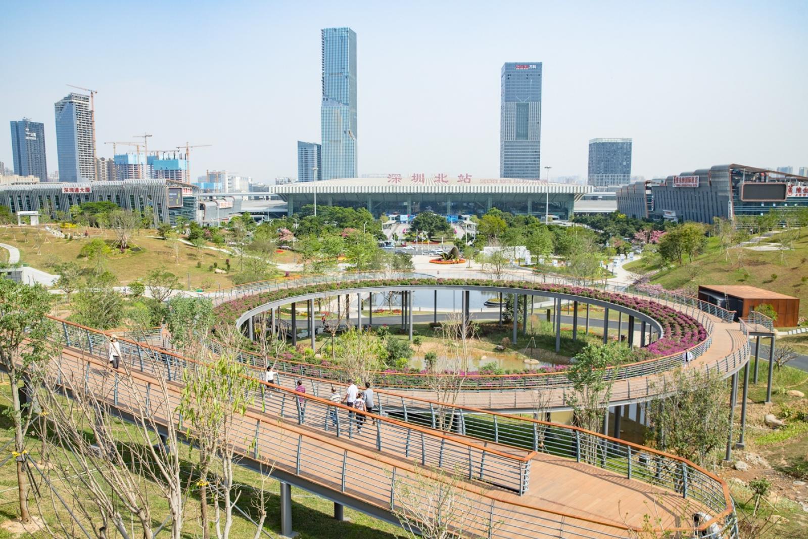 深圳北站中心公园