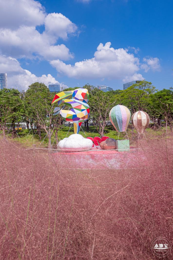欢乐港湾粉色花海