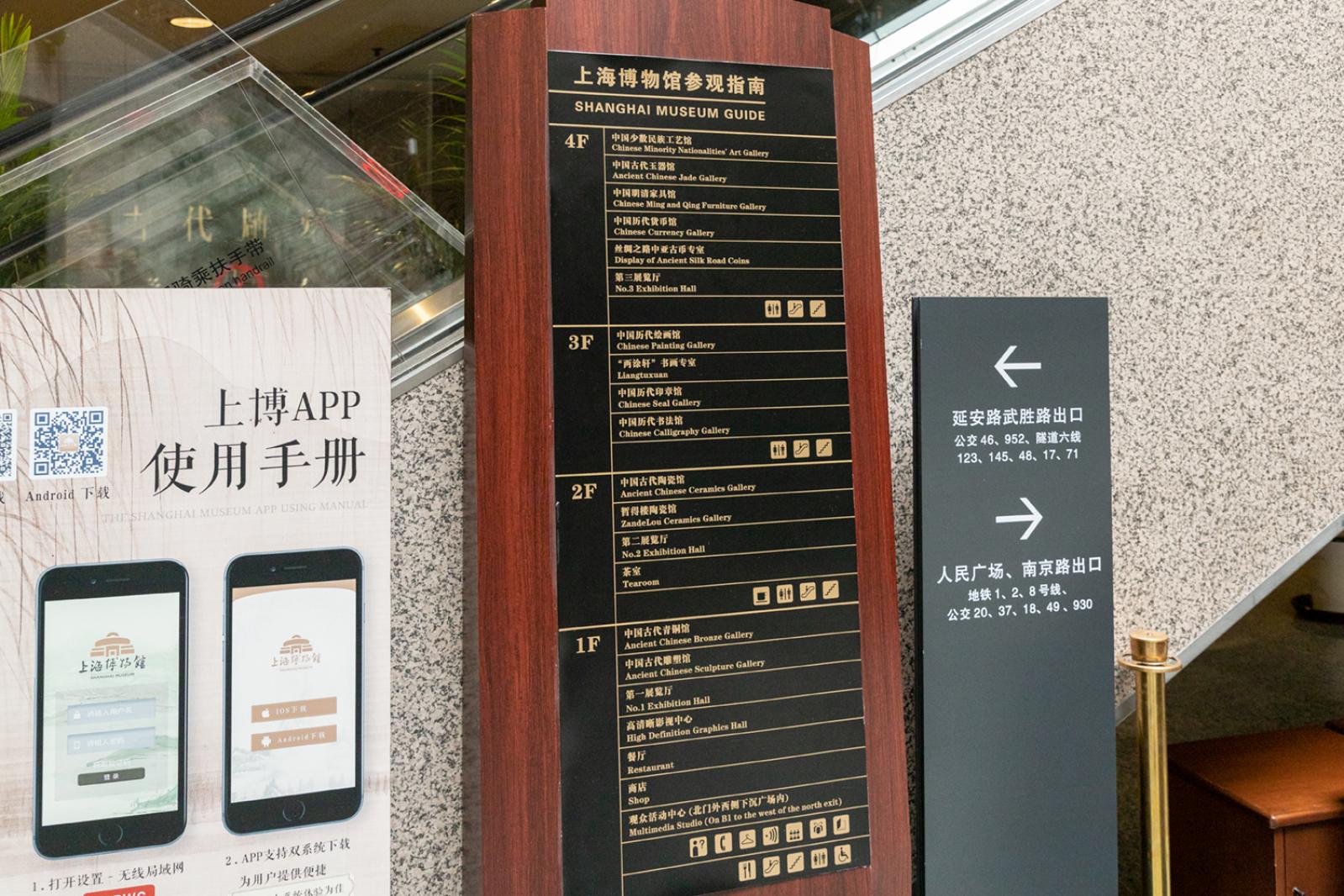 上海博物馆_楼层指引