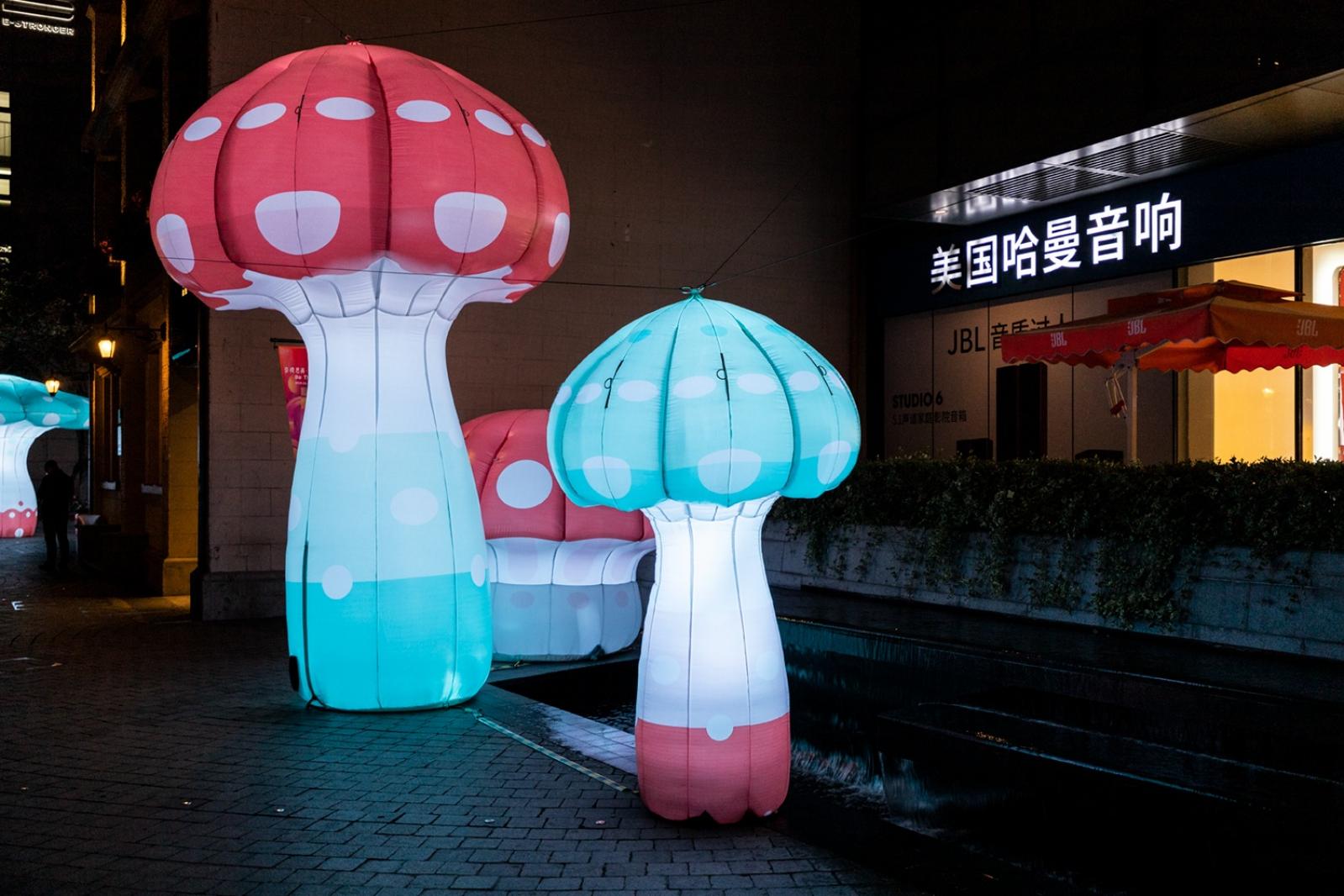 思南路灯光秀