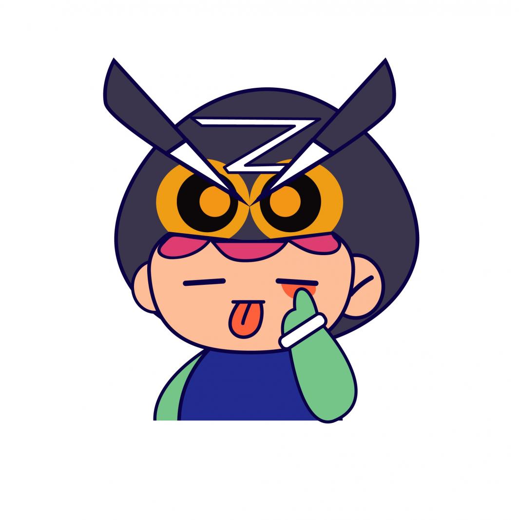 调皮