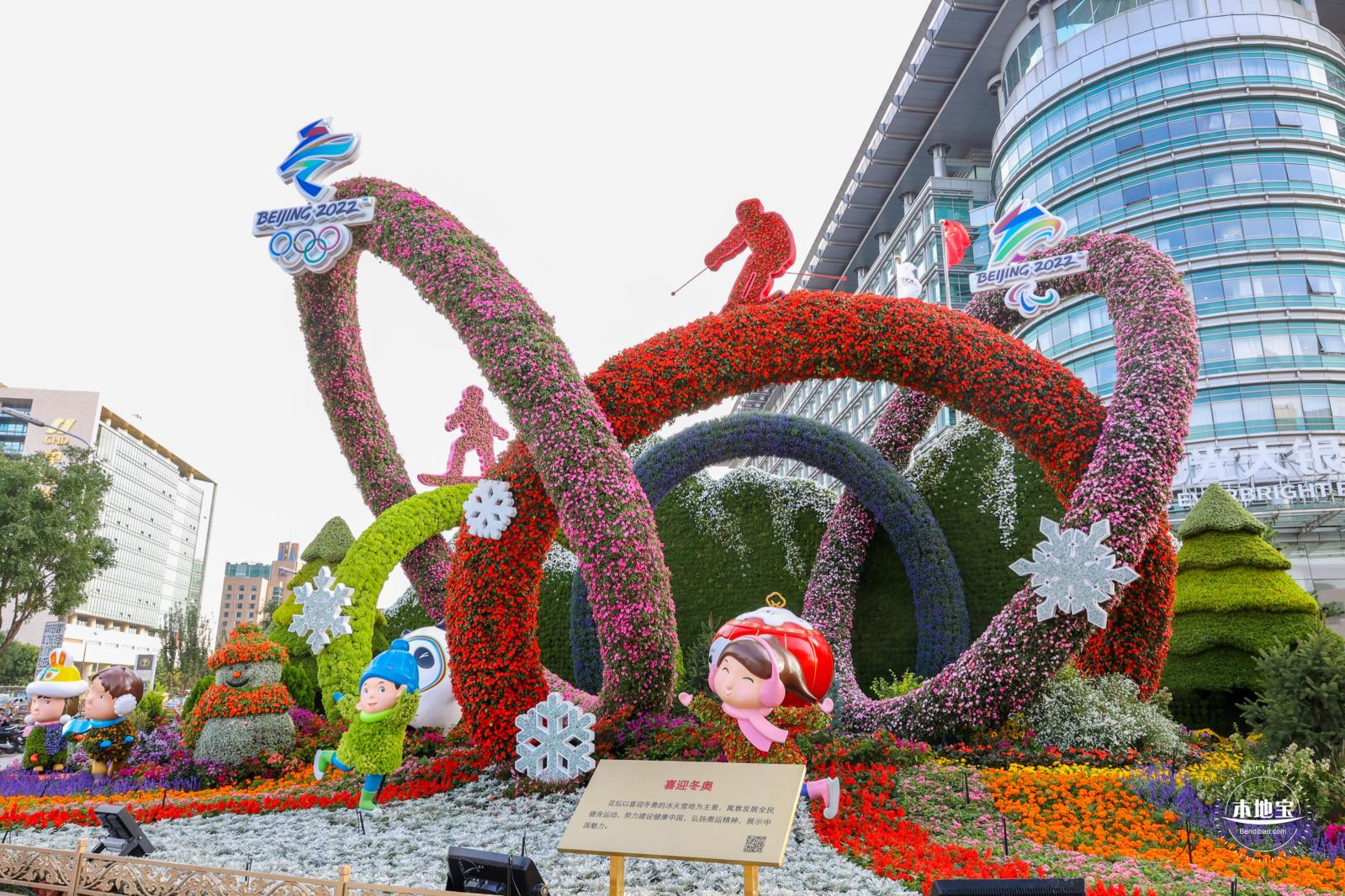 国庆花坛