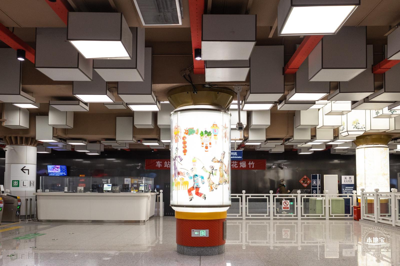 地铁19线平安里站