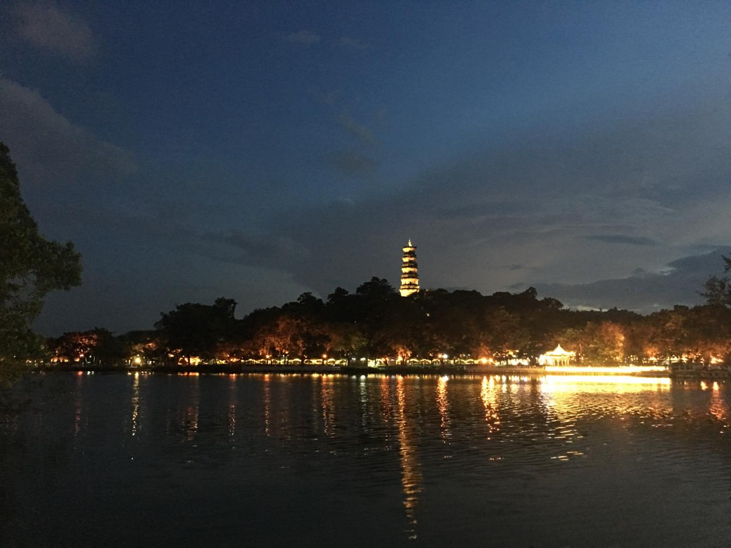 惠州西湖夜景
