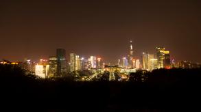 深圳莲花山顶夜景