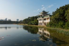 深圳中心公园E1区景观湖