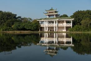 深圳中心公园E1区景观湖