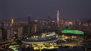 笔架山公园夜景