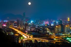 笔架山公园夜景