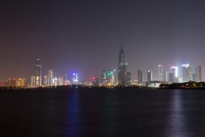 深圳湾公园夜景