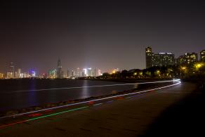 深圳湾公园夜景