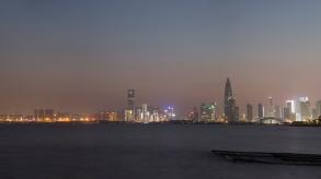 深圳湾公园夜景