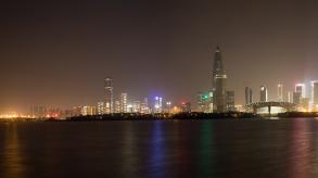 深圳湾公园夜景