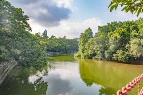 东湖公园吊桥
