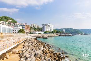 机车港湾海边