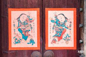 版画村油菜花田