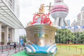 上海彩车展示