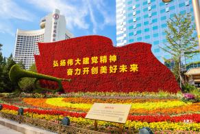 国庆花坛