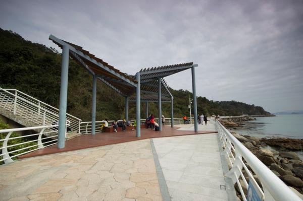 小梅沙海滨栈道