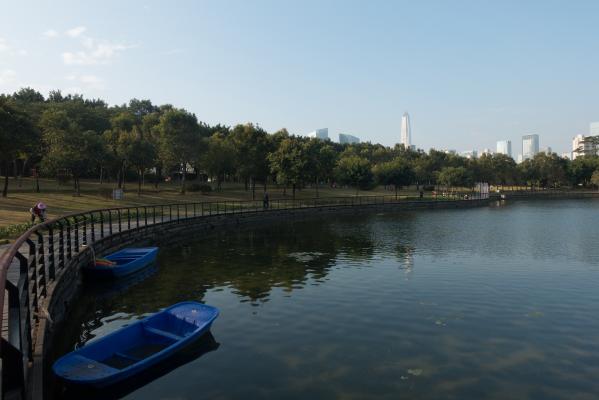 深圳中心公园E1区景观湖