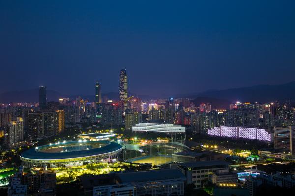 笔架山公园夜景