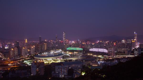 笔架山公园夜景
