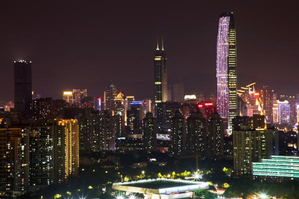 笔架山公园夜景