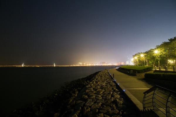 深圳湾公园夜景