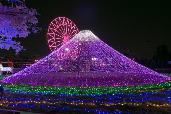 观澜湖体育公园灯光秀