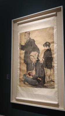 蒋兆和画展