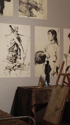 蒋兆和画展
