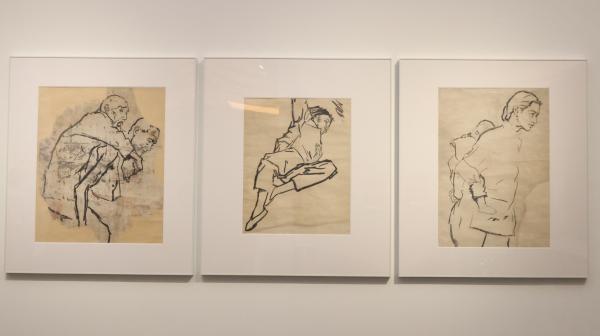 蒋兆和画展