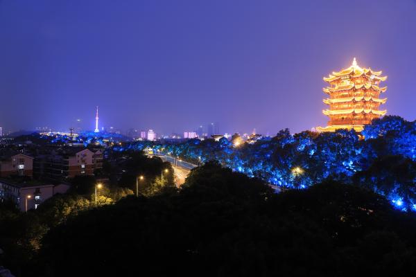 武汉-黄鹤楼-夜