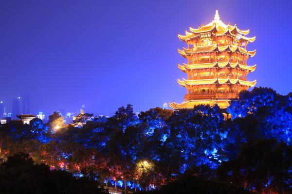 武汉-黄鹤楼-夜