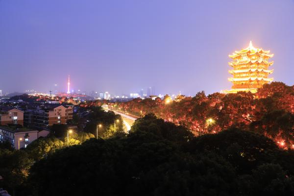 武汉-黄鹤楼-夜