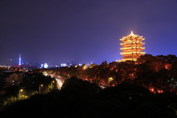 武汉-黄鹤楼-夜