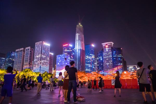 市民中心灯光秀
