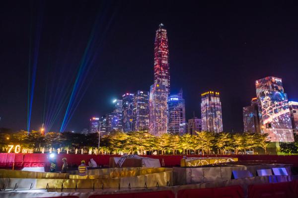 市民中心灯光秀