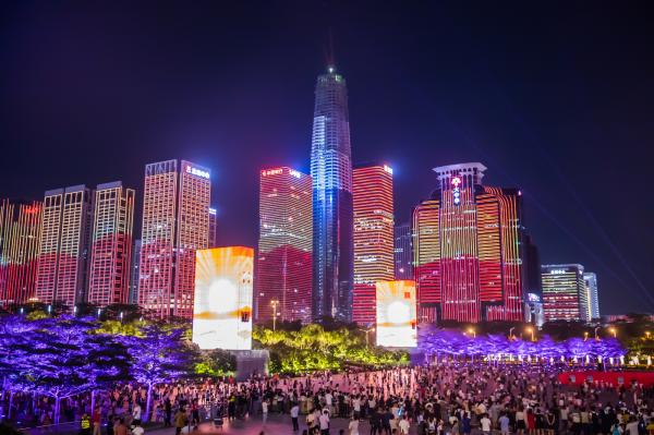 市民中心灯光秀