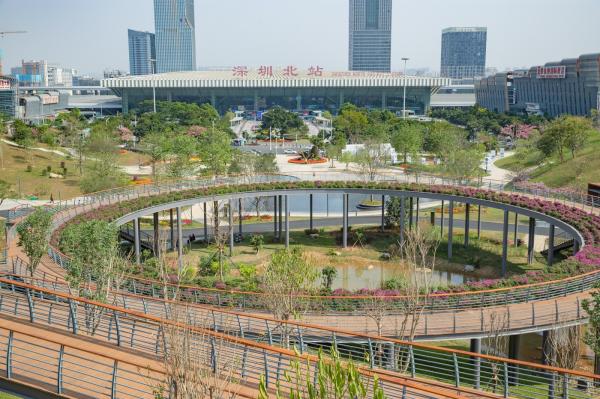 深圳北站中心公园
