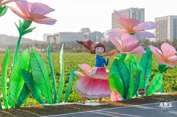 光明欢乐田园油菜花